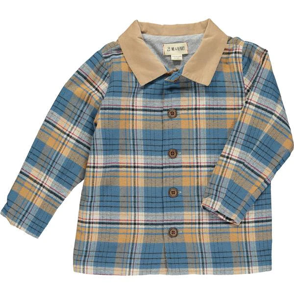 Wellford Lumberjack Shirt -Blue/Tan Plaid