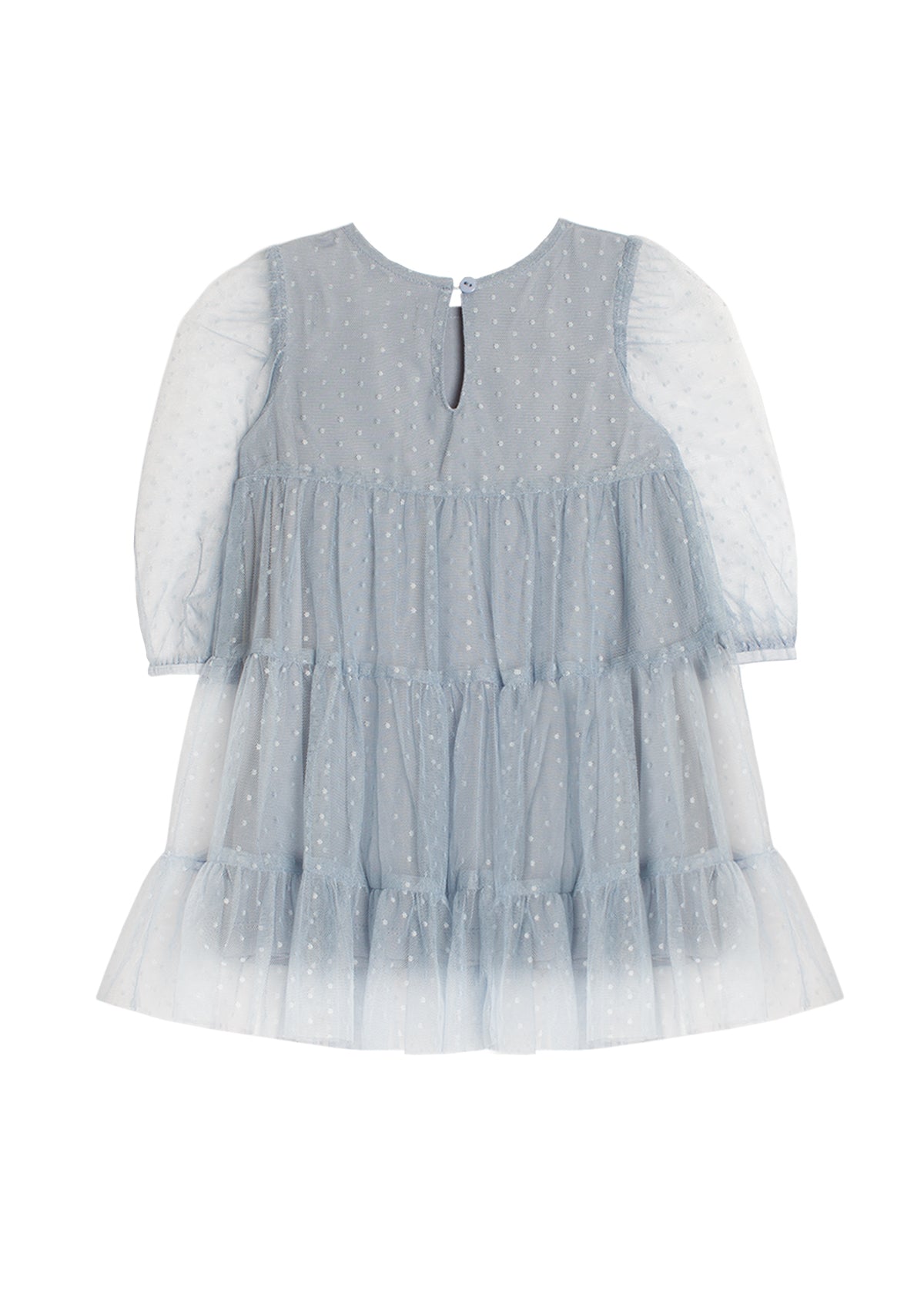 Tiana Empire Swiss Dot Knit Dress