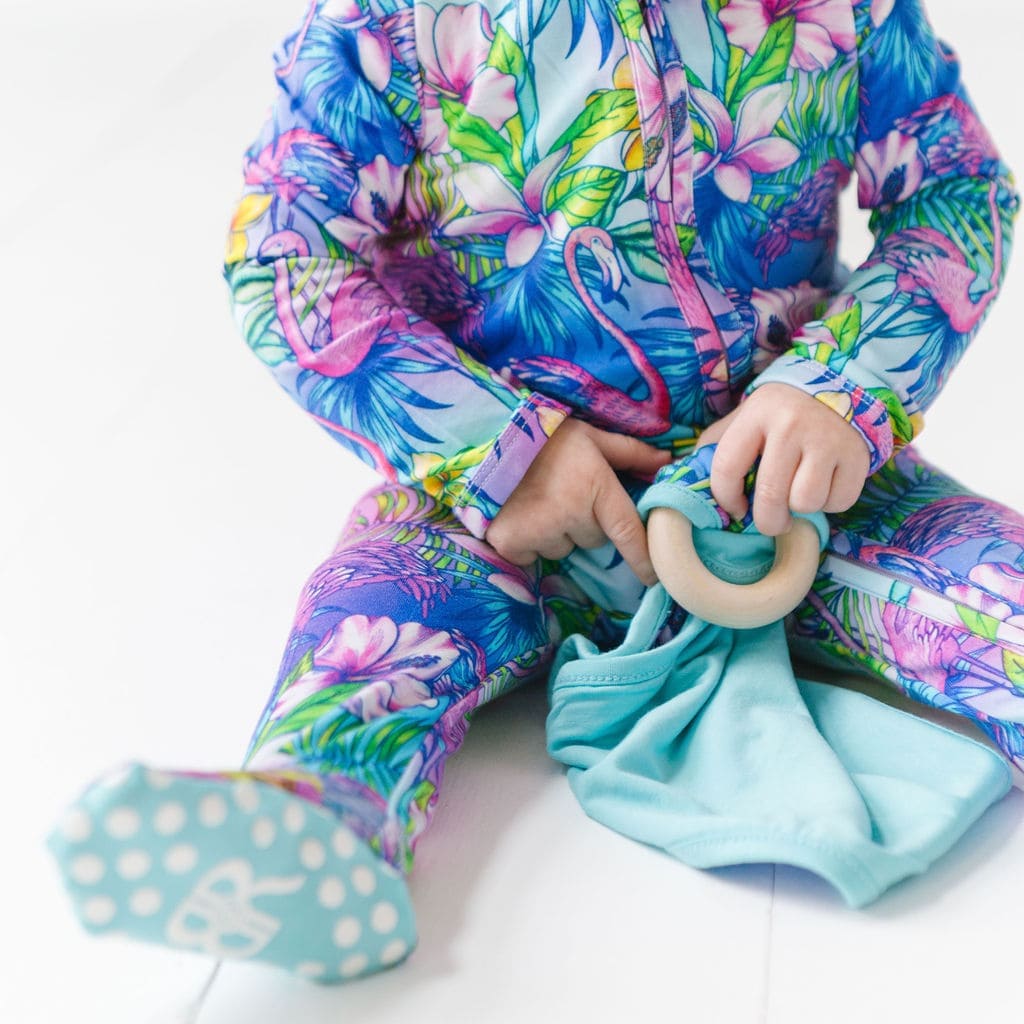 Bums & Roses Ruffle Footie