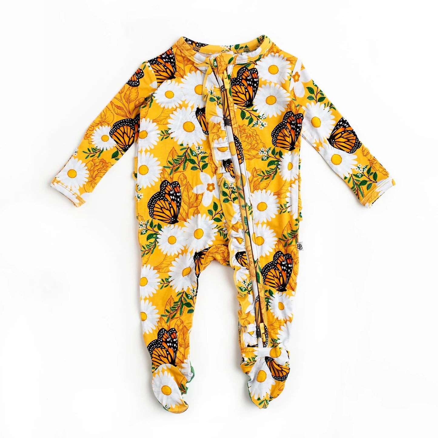 Bums & Roses Ruffle Footie