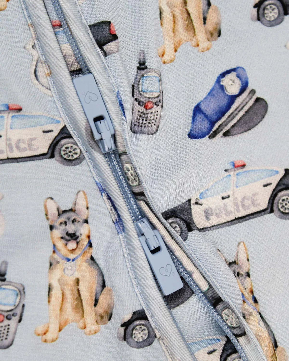 Officer Zippered Footie