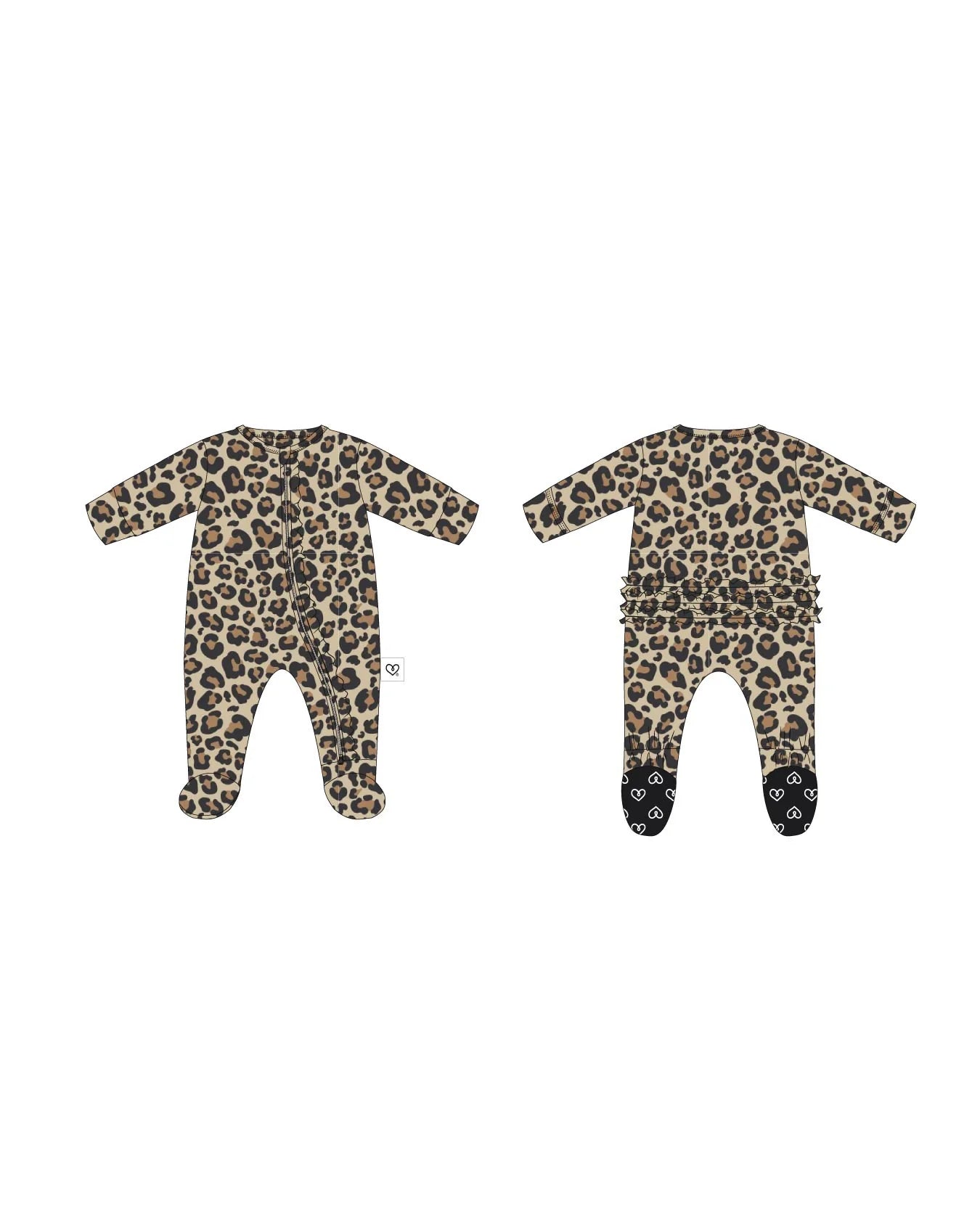 Kiara Zippered Footie