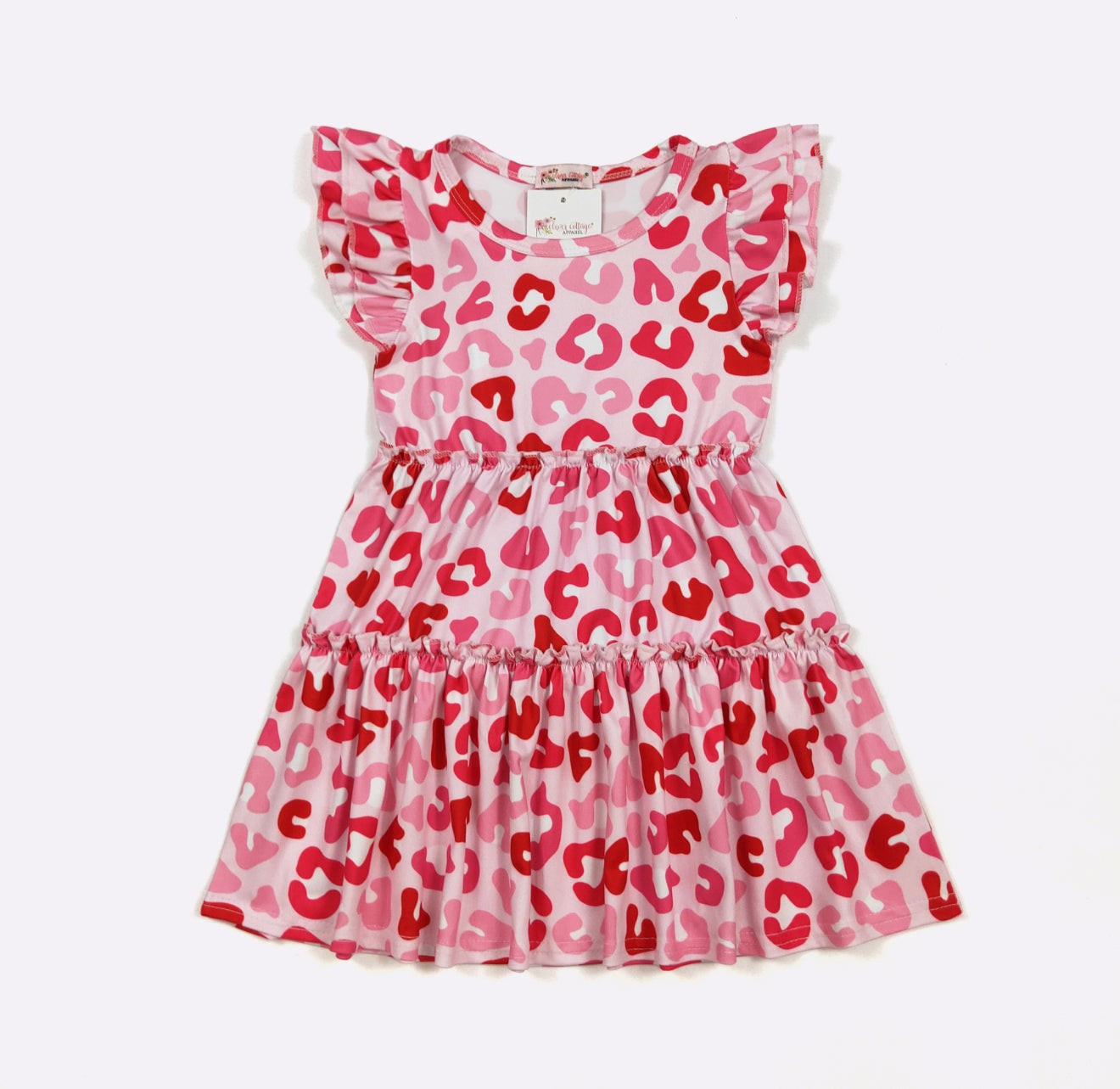 Red Leo Girls Dress