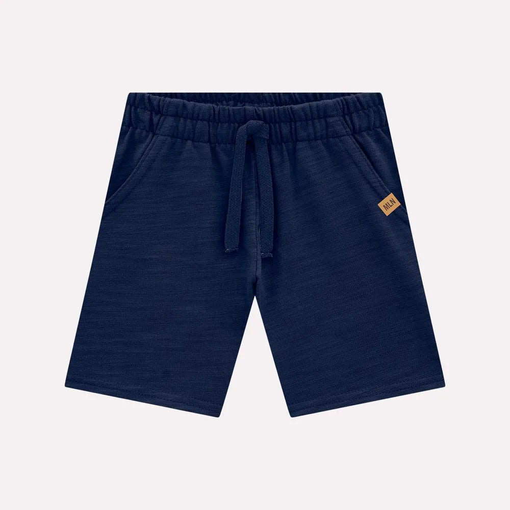 Milon Short Set - Navy Stripe
