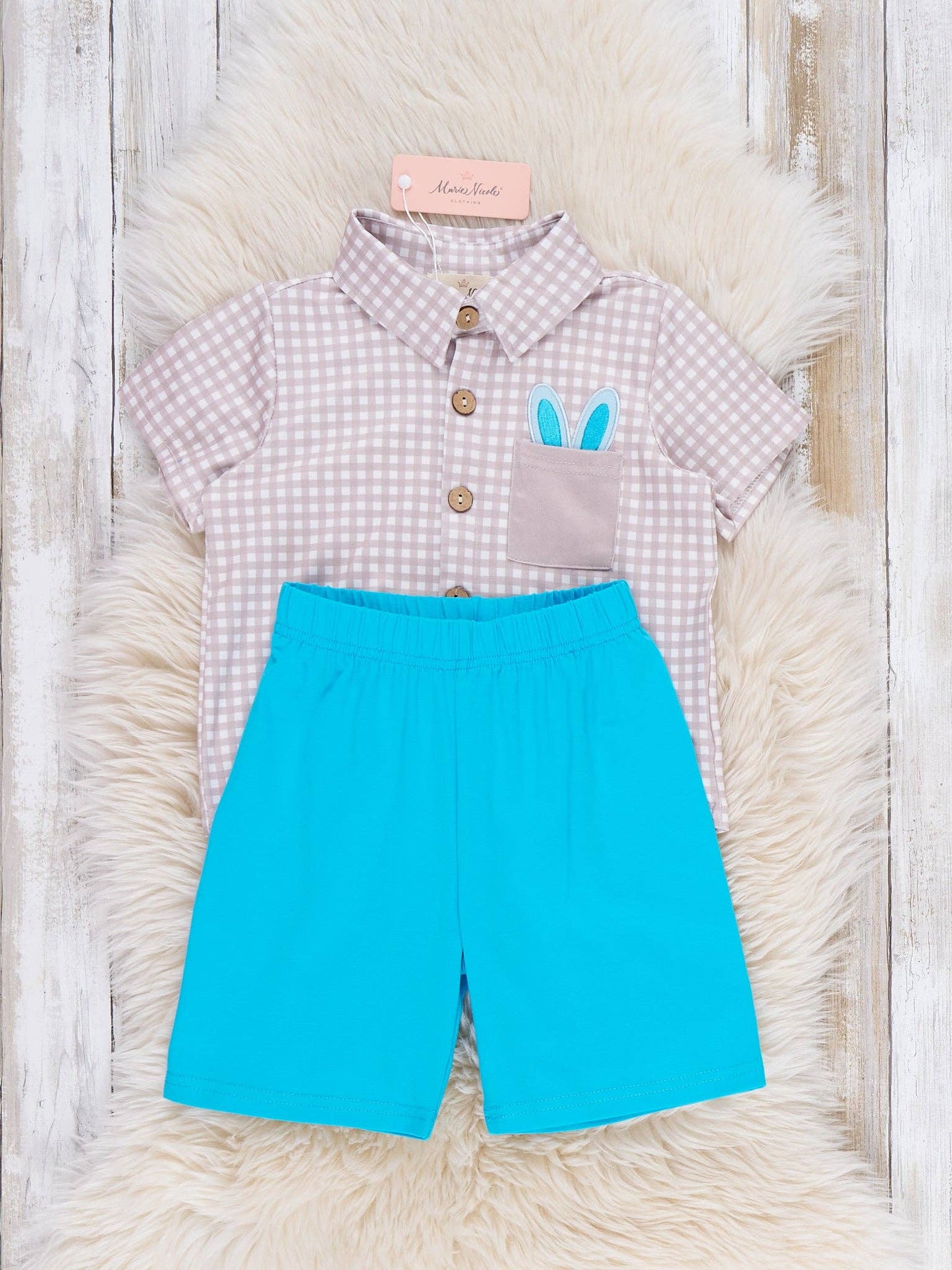 Bunny Peek Pocket Boys Outfit