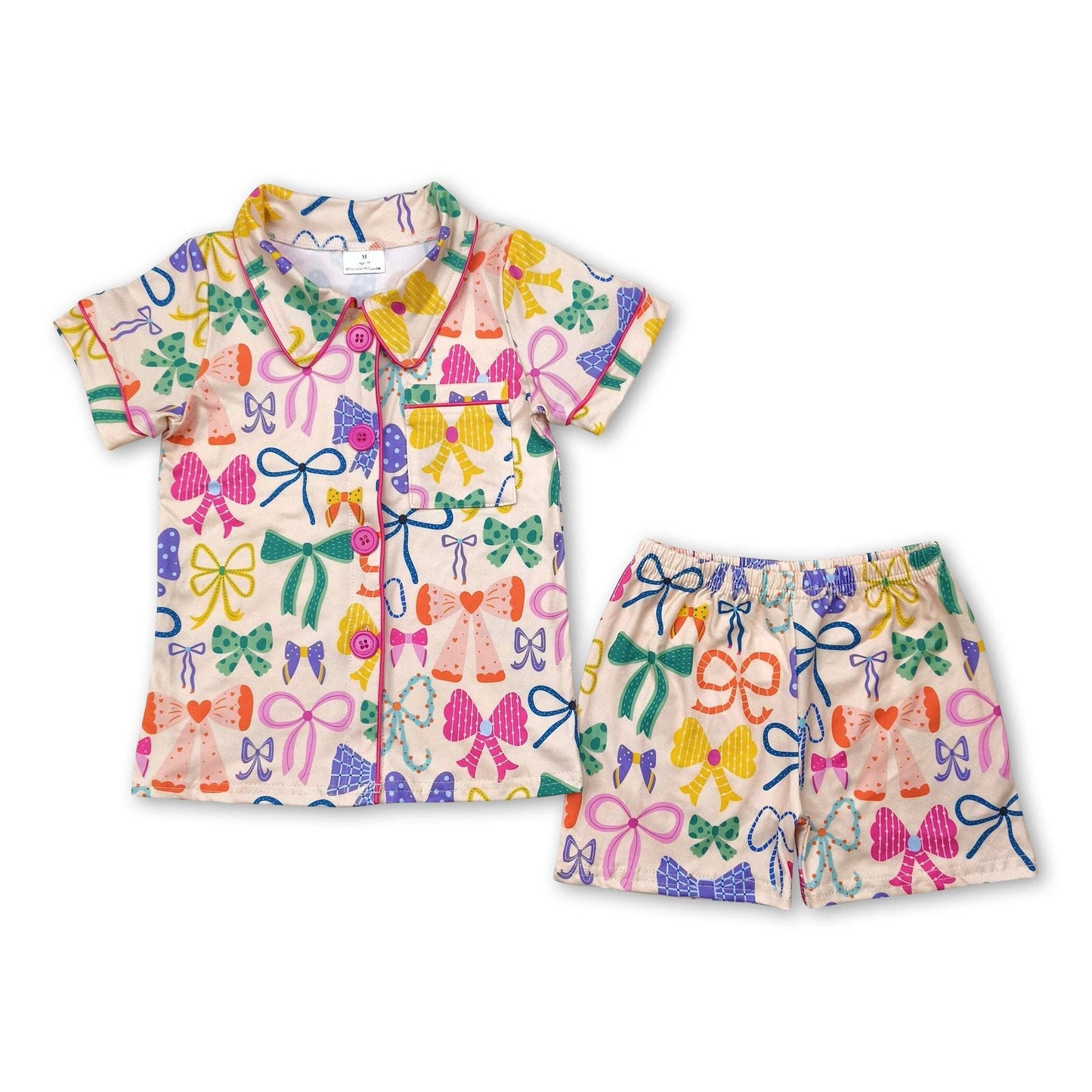 Colorful Bows Pajamas