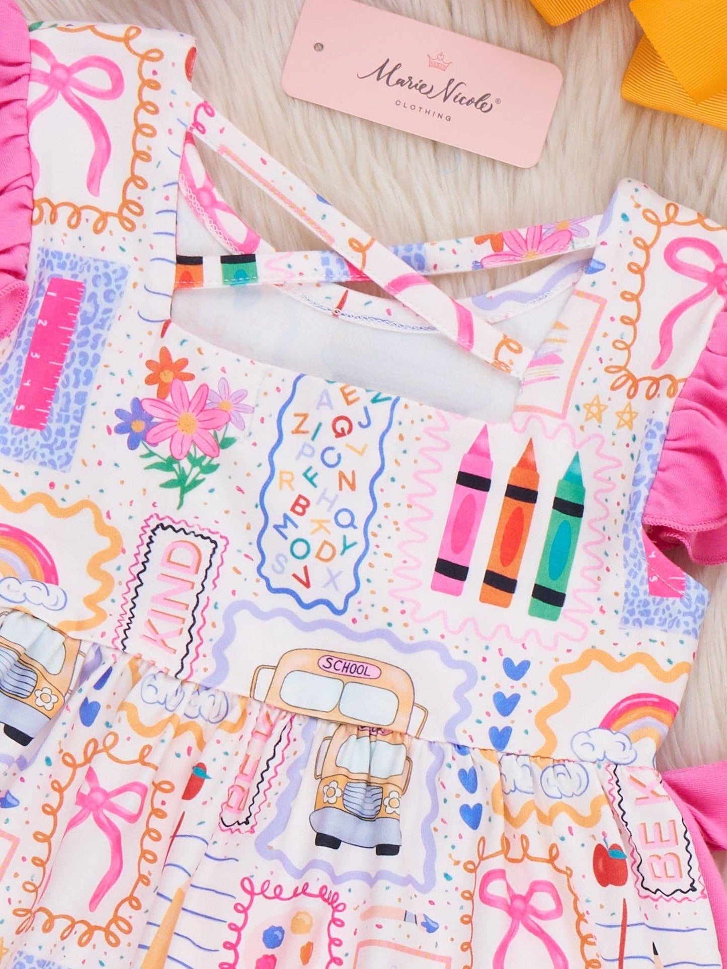Notebook Scribbles Ruffle Outfit