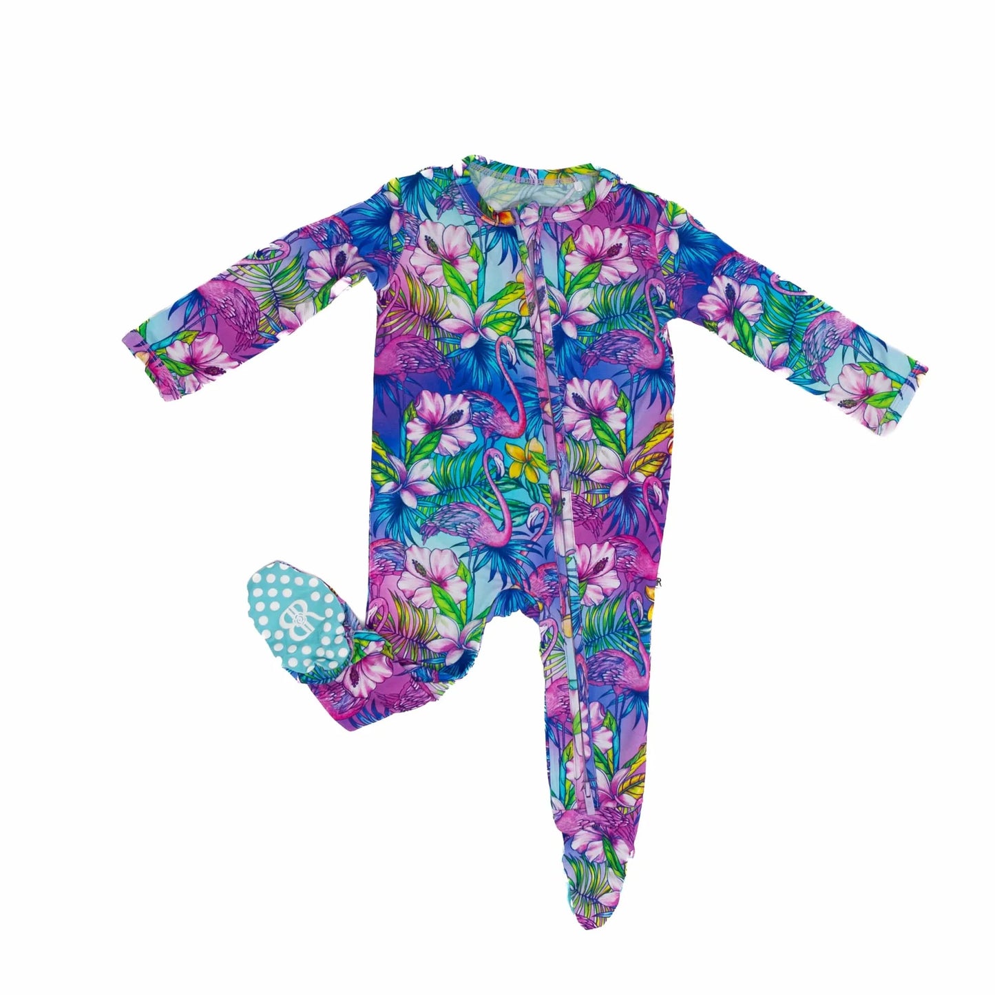 Bums & Roses Ruffle Footie