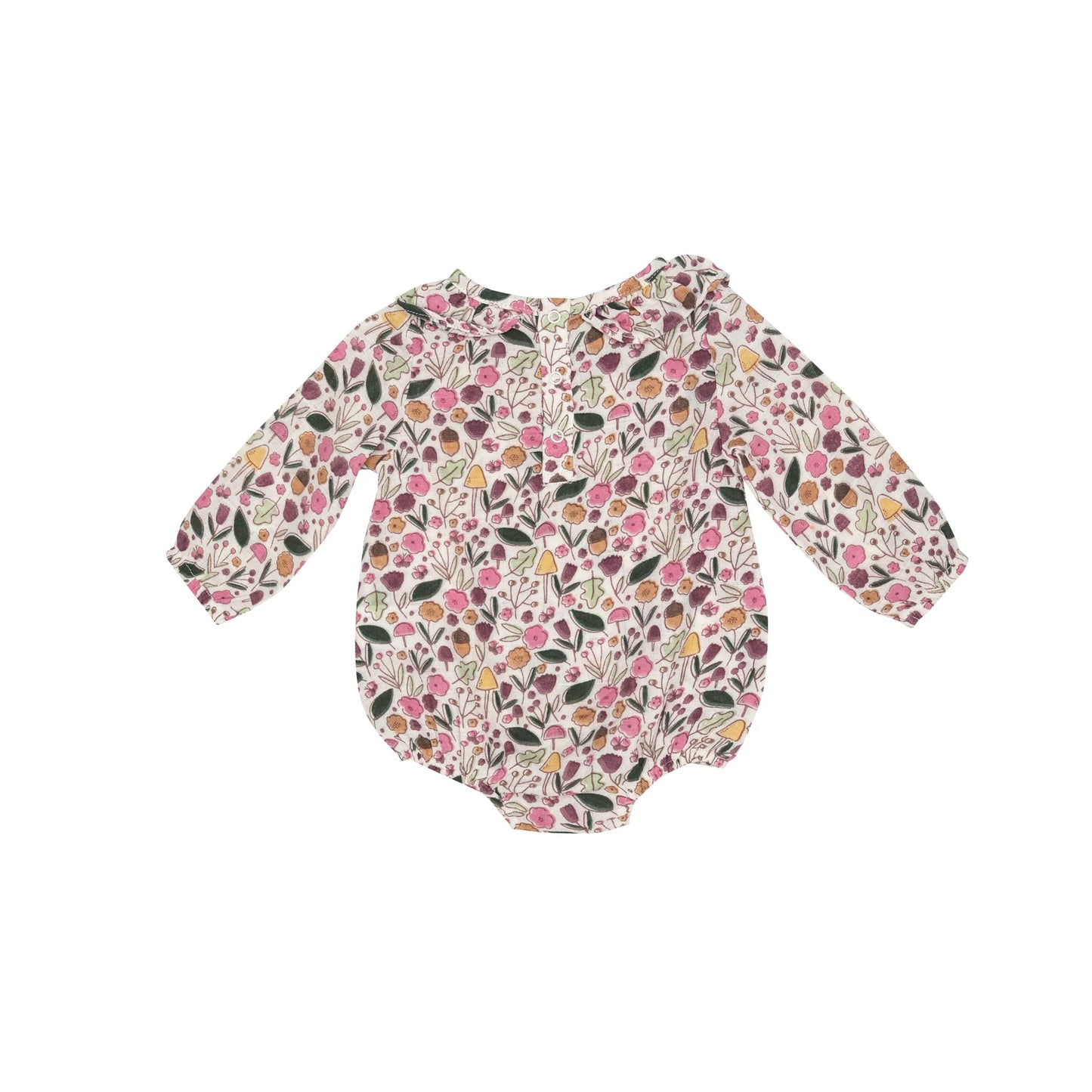 Acorn Floral Ruffle Collar Bubble