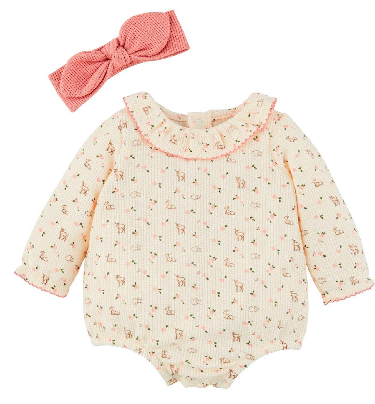 Ruffle Collar Waffle Bubble