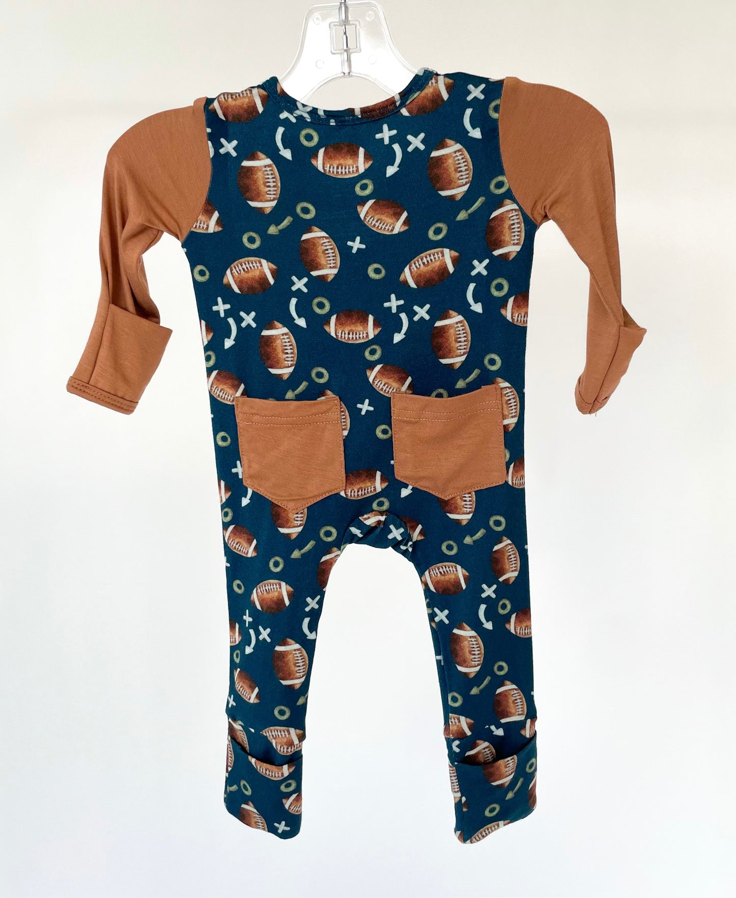 Touchdown Zippered Footie