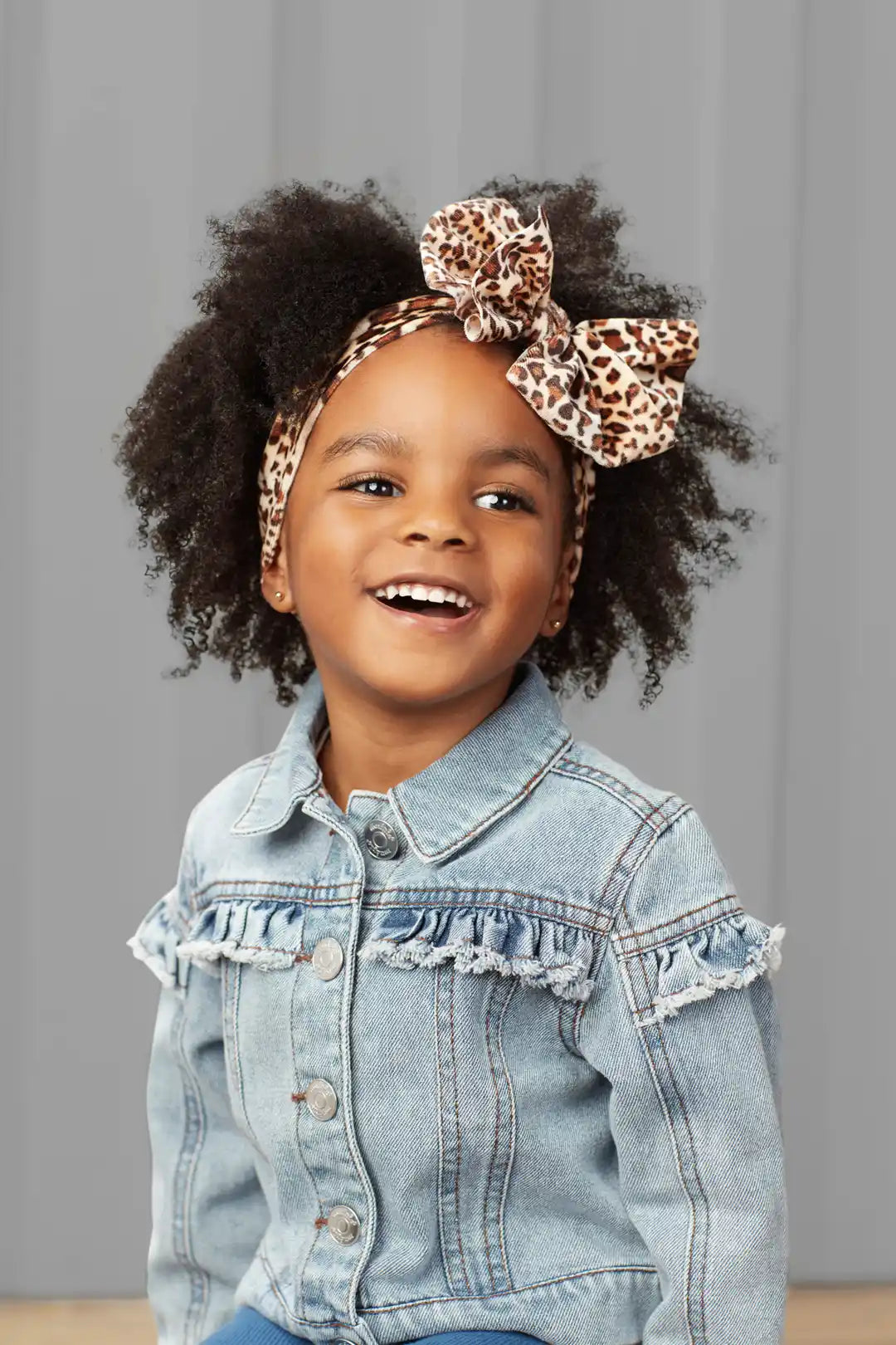 Denim Ruffle Jacket