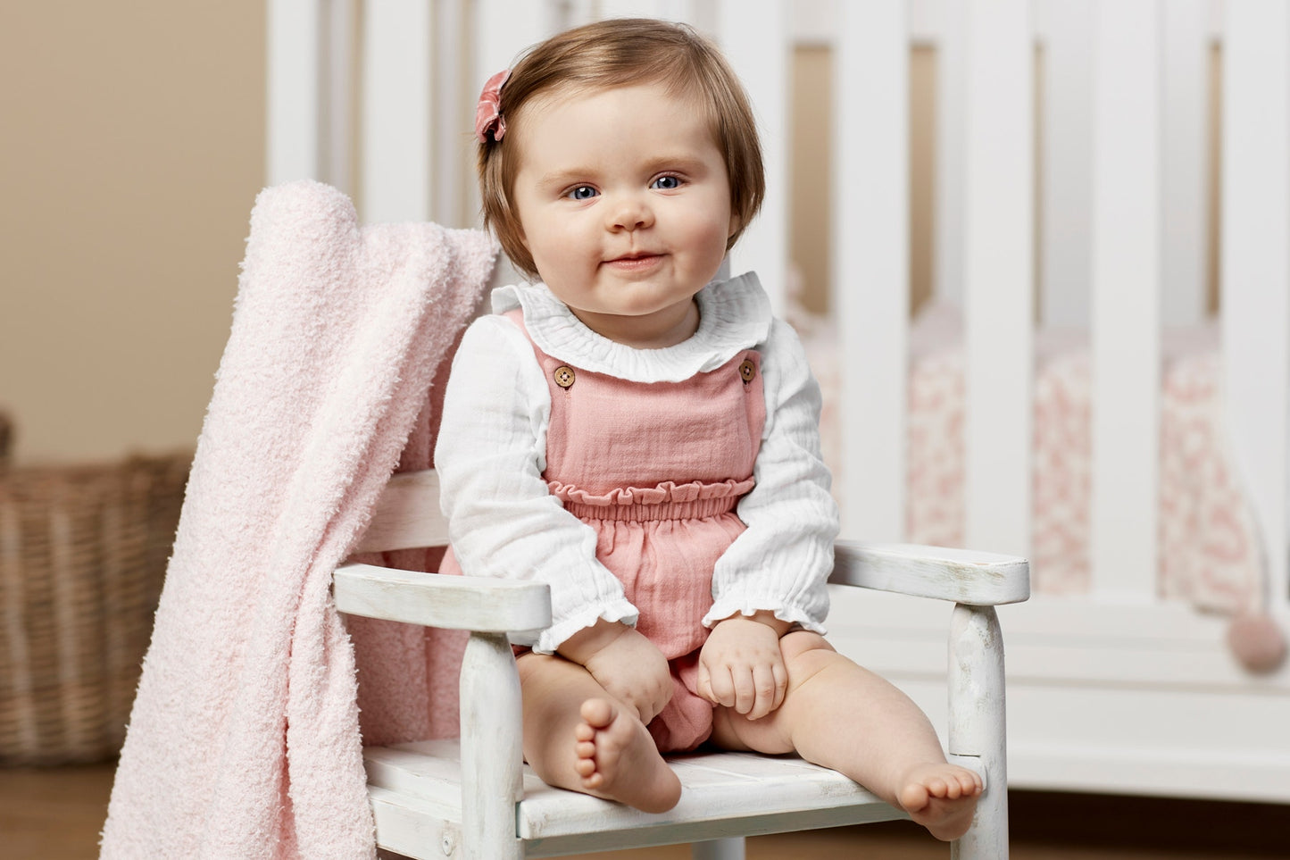 Pink Gauze Overall