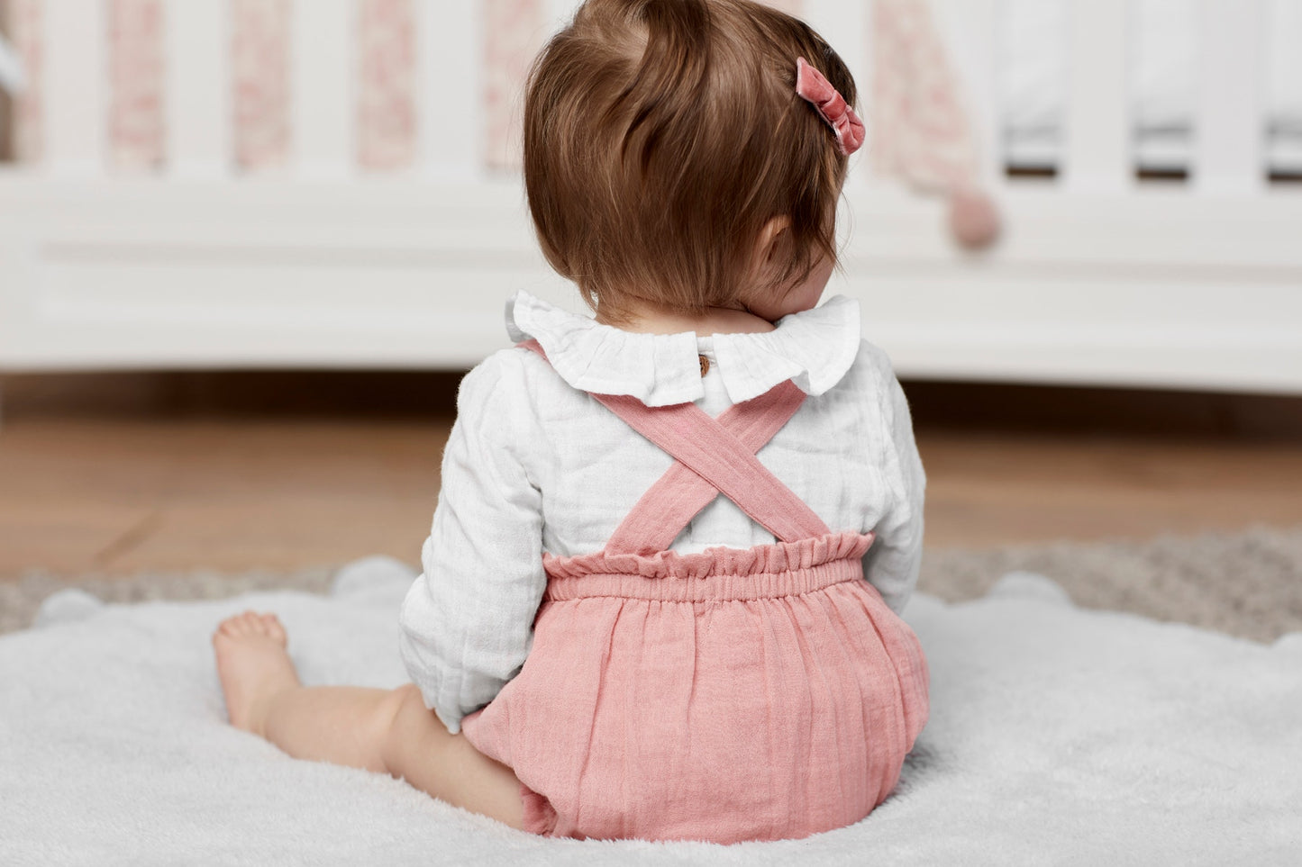 Pink Gauze Overall