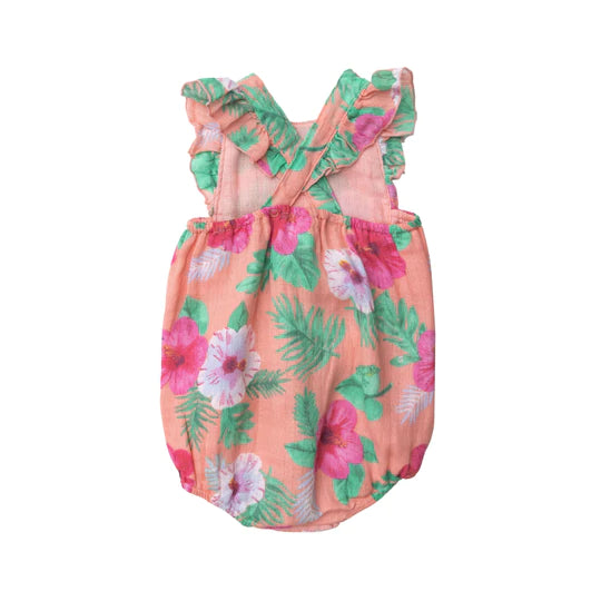 Hibiscus Pink Sunsuit