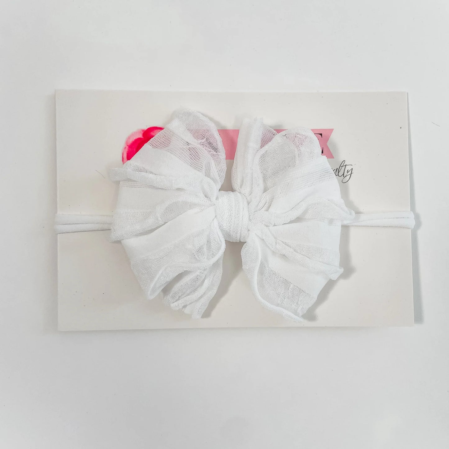 In Awe Couture - Mini Ruffled Headband Bow