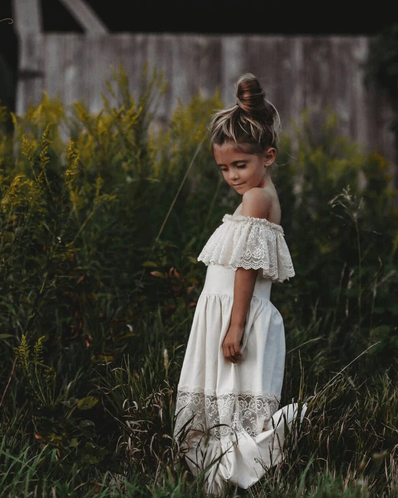 Lace Flutter Dress