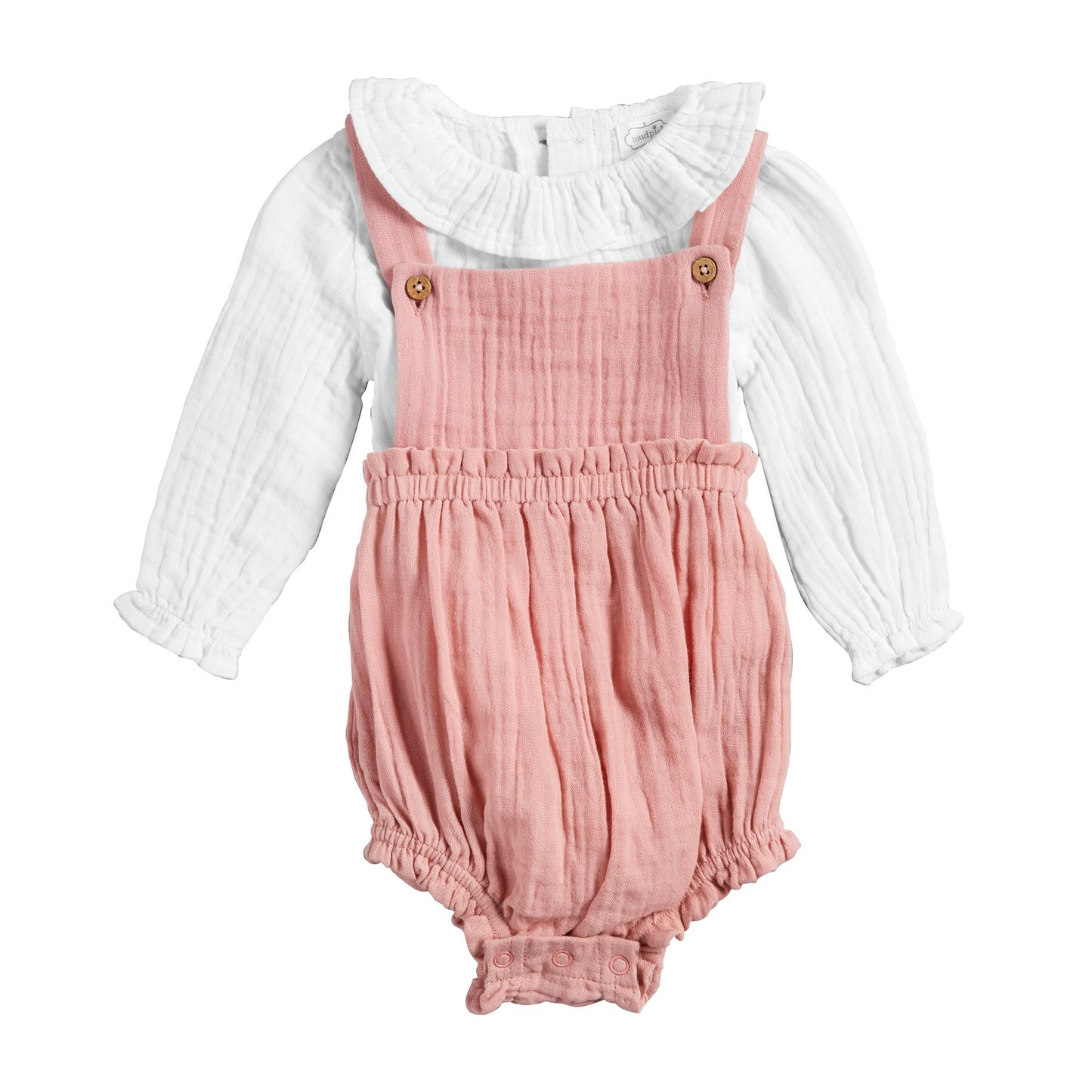 Pink Gauze Overall