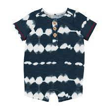 Navy Tie Dye Shortall