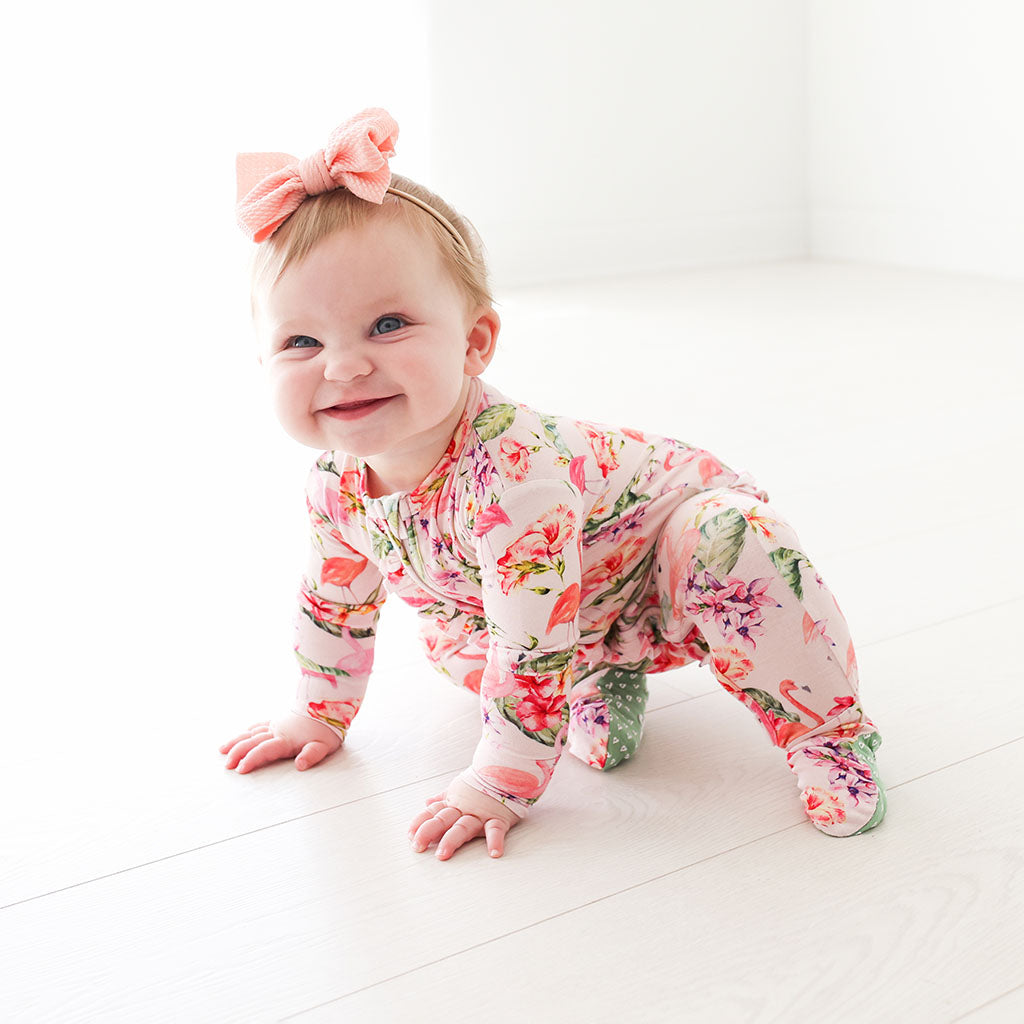 Leilani Zippered Footie