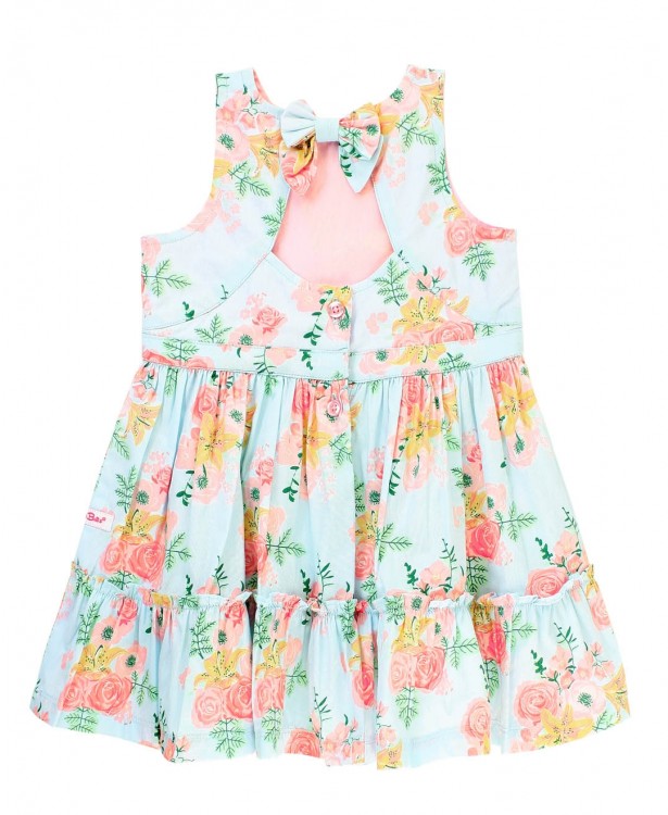 Tea Part Back Keyhole Bow Dress