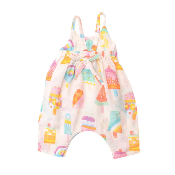 Tie Back Romper Summer Popsicles