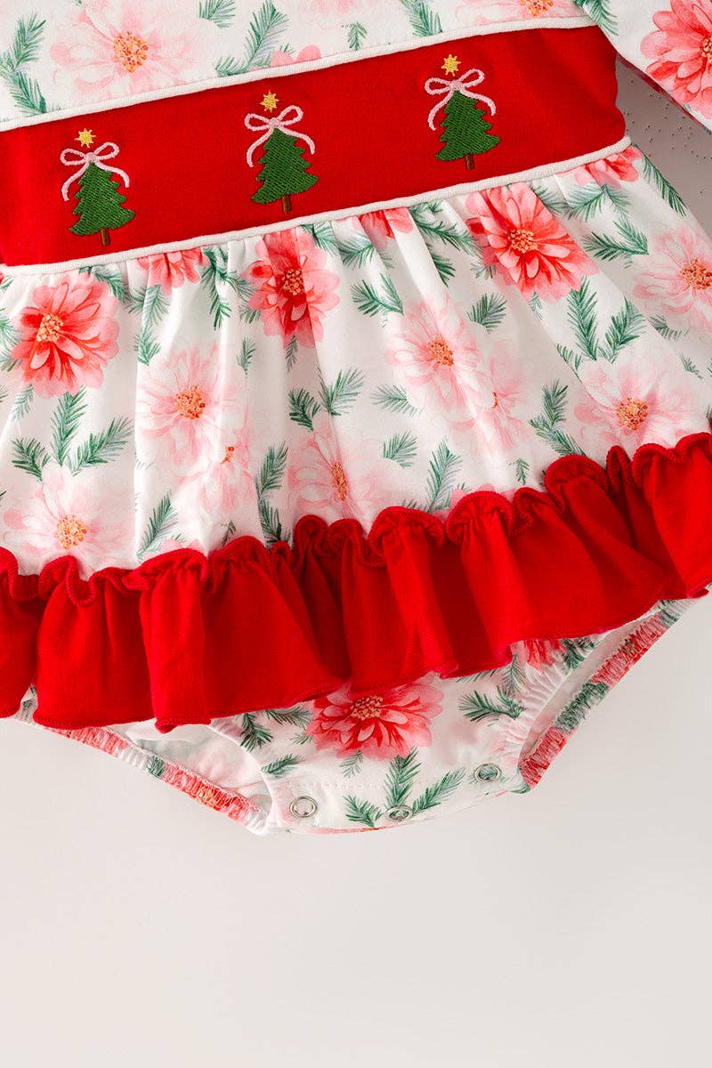 Embroidered Christmas Tree Bodysuit
