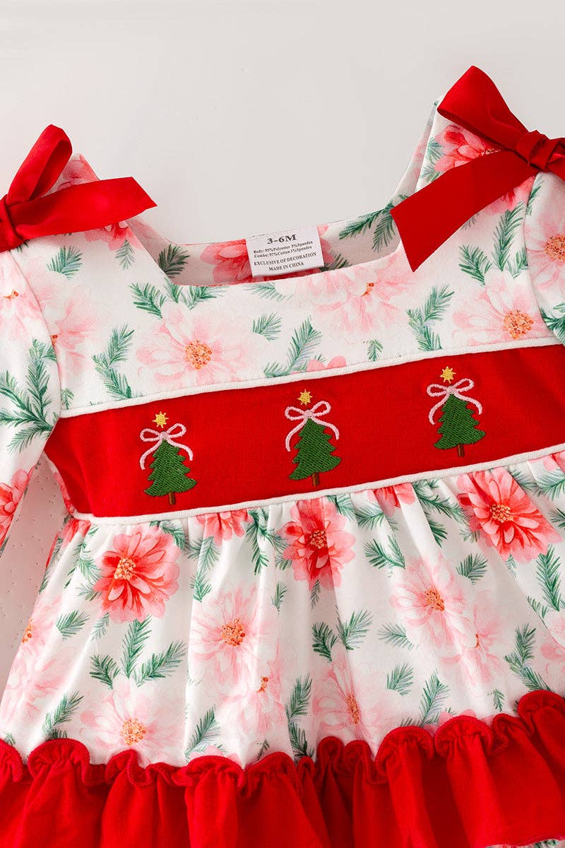 Embroidered Christmas Tree Bodysuit