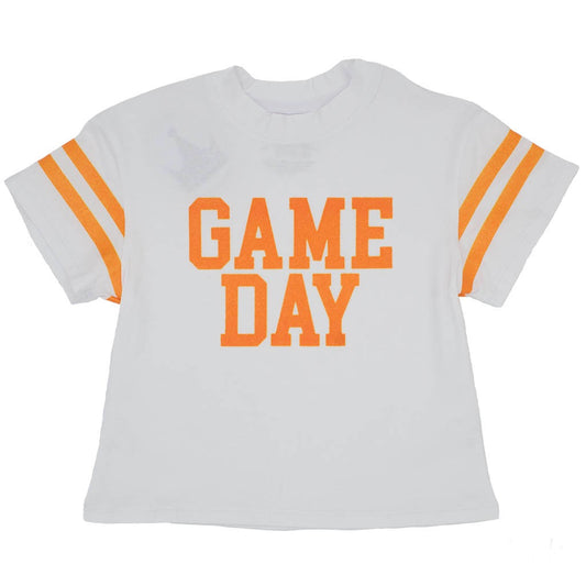 GAME DAY Glitter T’ Orange