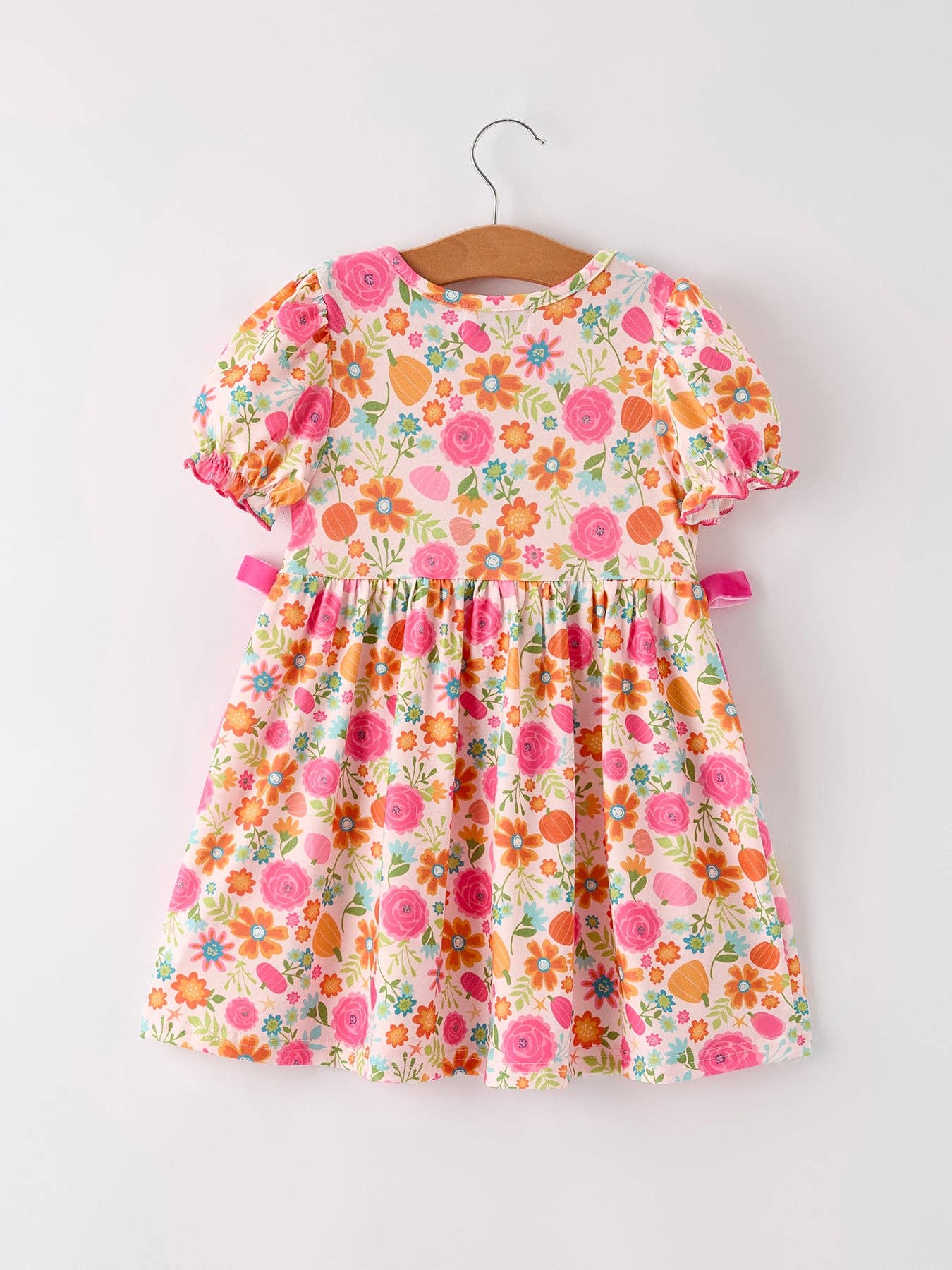 Pink Pumpkin Smock Dress