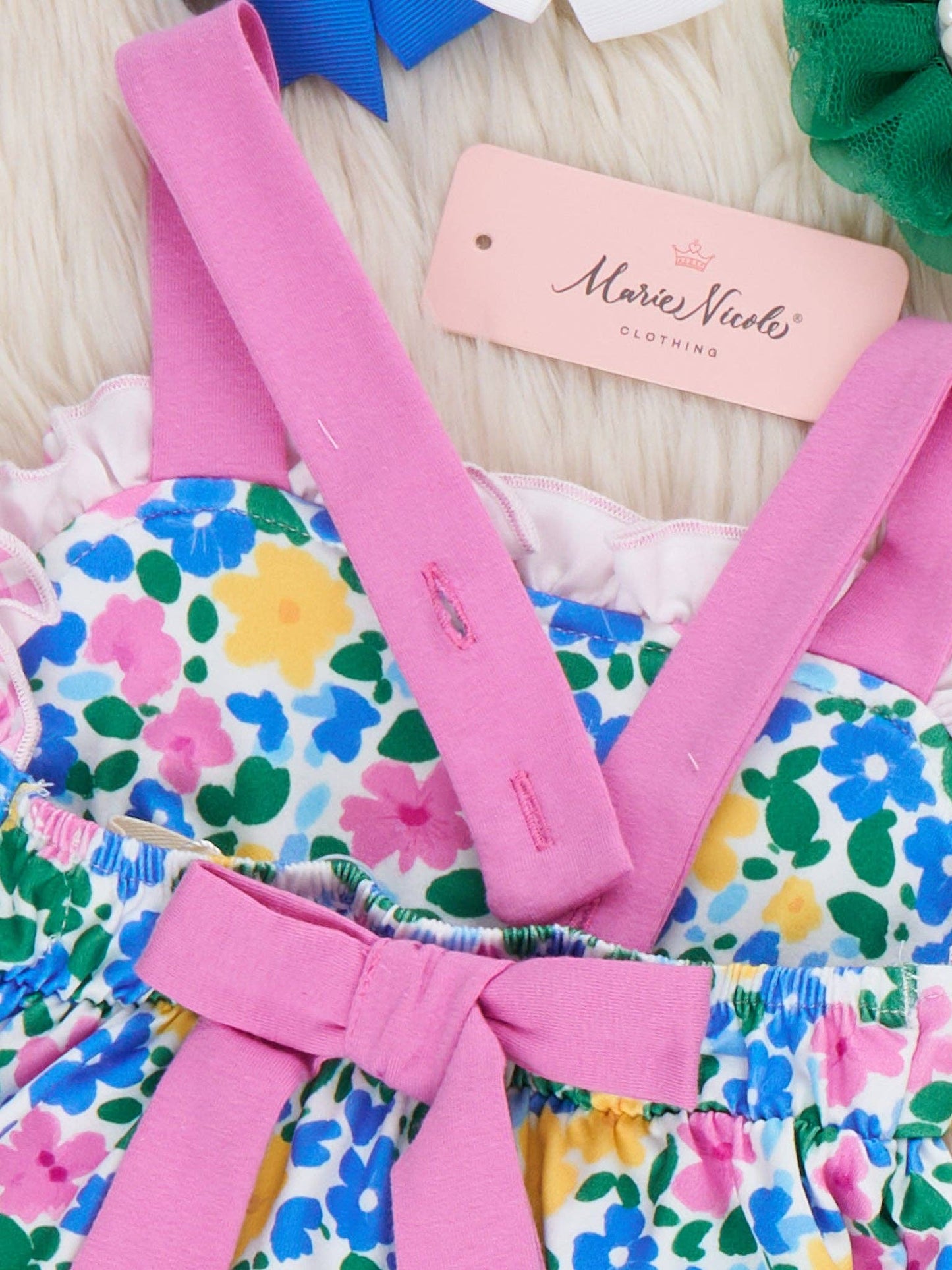 Blooming Garden Floral Ruffle Bubble Romper
