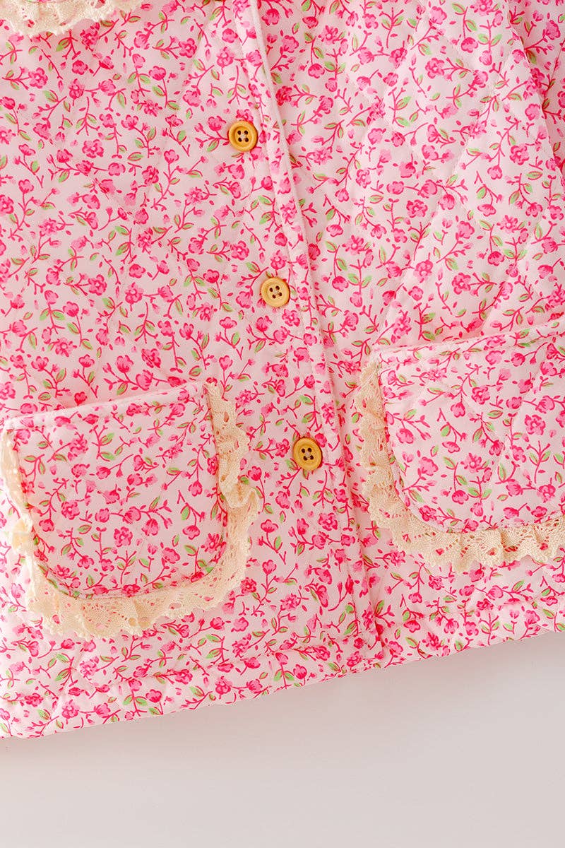 Ditsy Floral Quilted Jacket