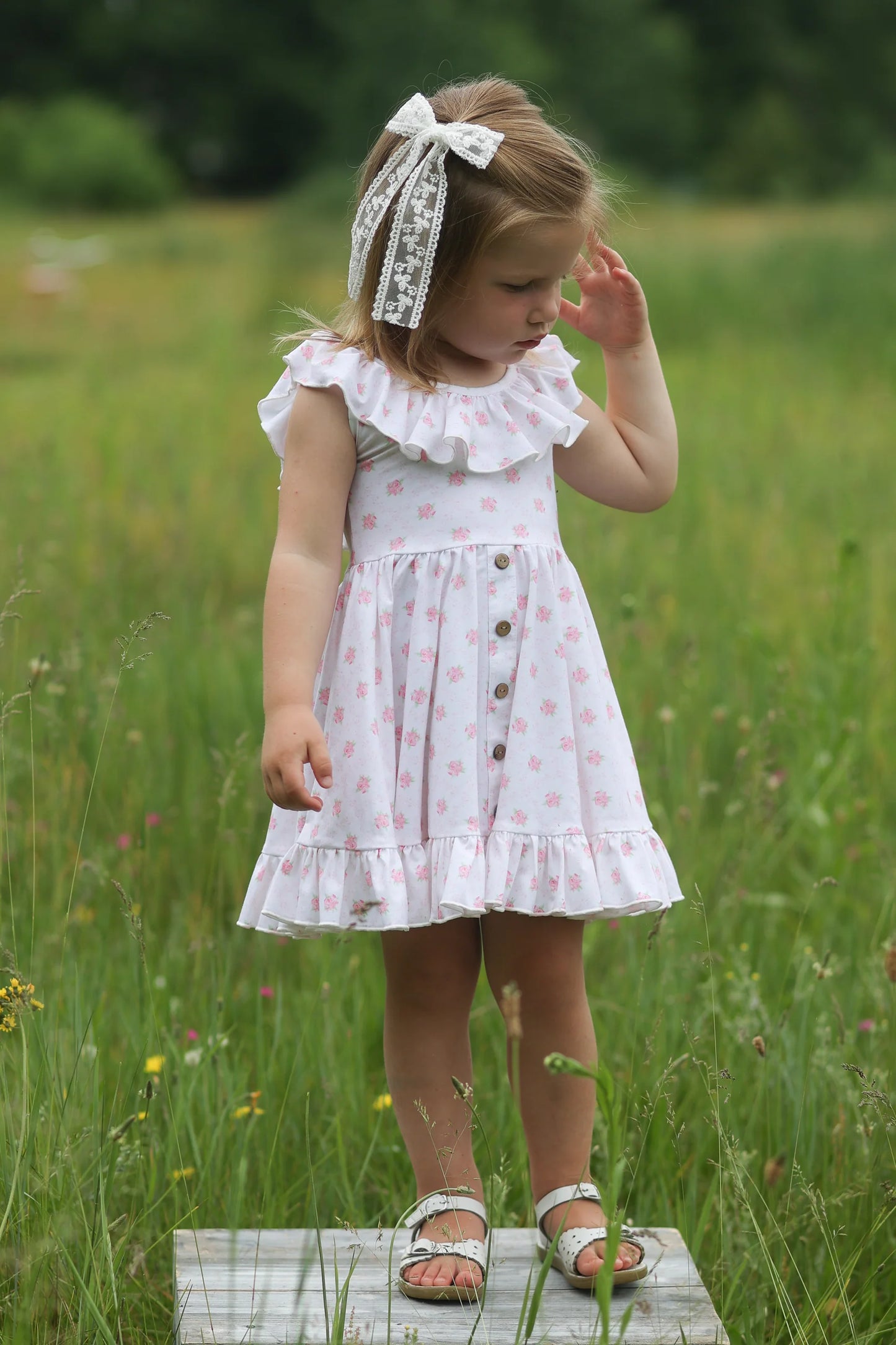 Pink Roses Dress