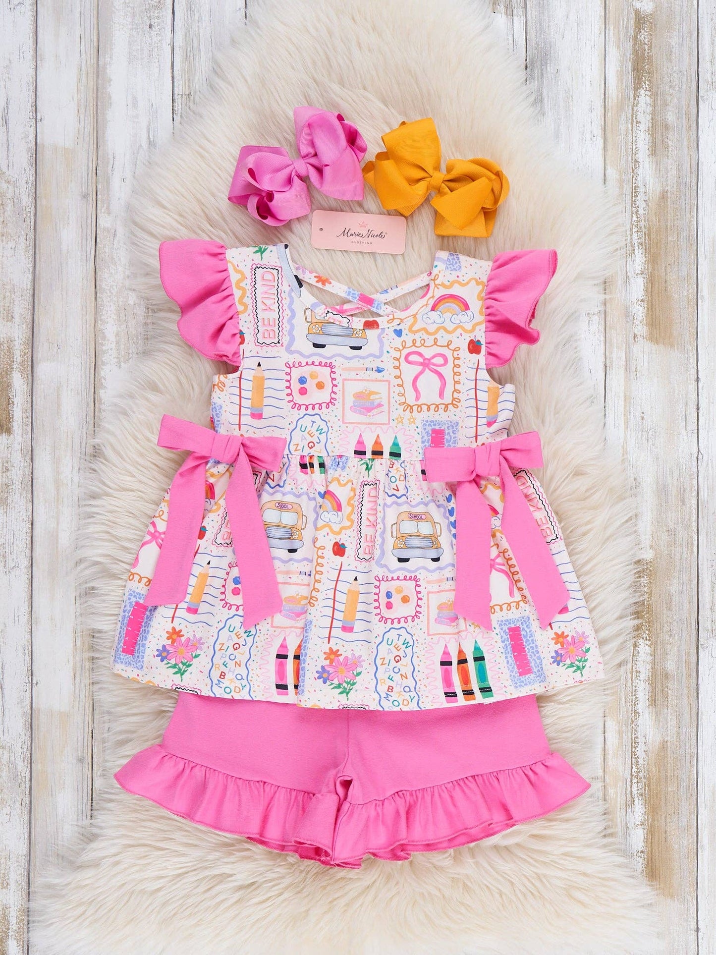 Notebook Scribbles Ruffle Outfit