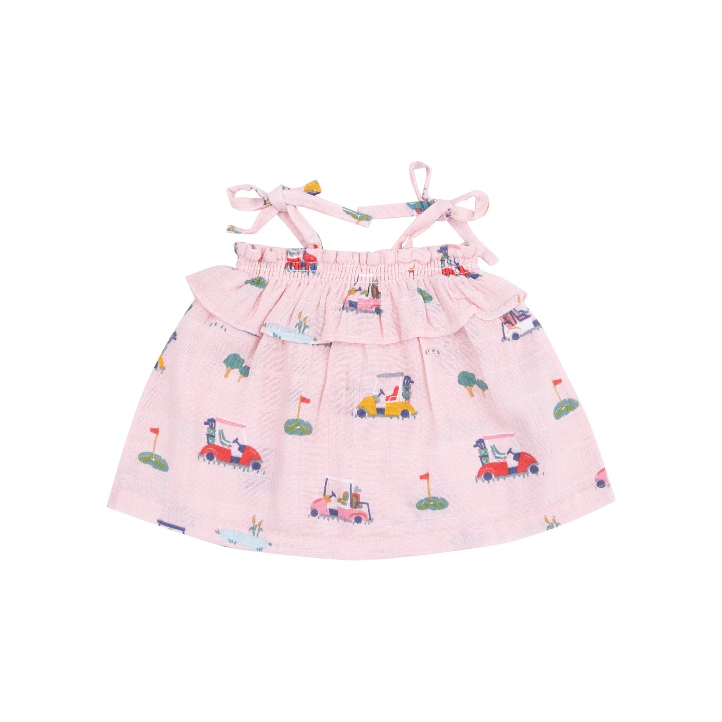 Golf Cart Cuties - Pink Ruffle Top & Bloomer