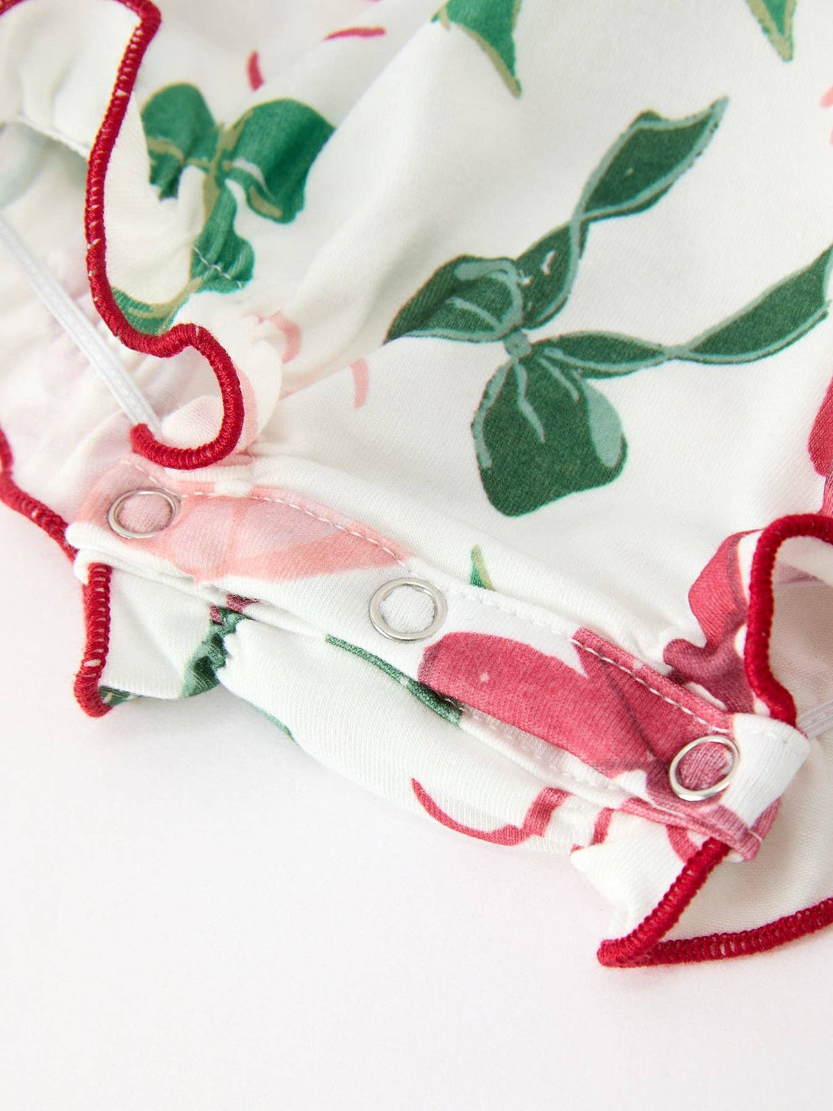 Holly Jolly Smocked Bubble Romper