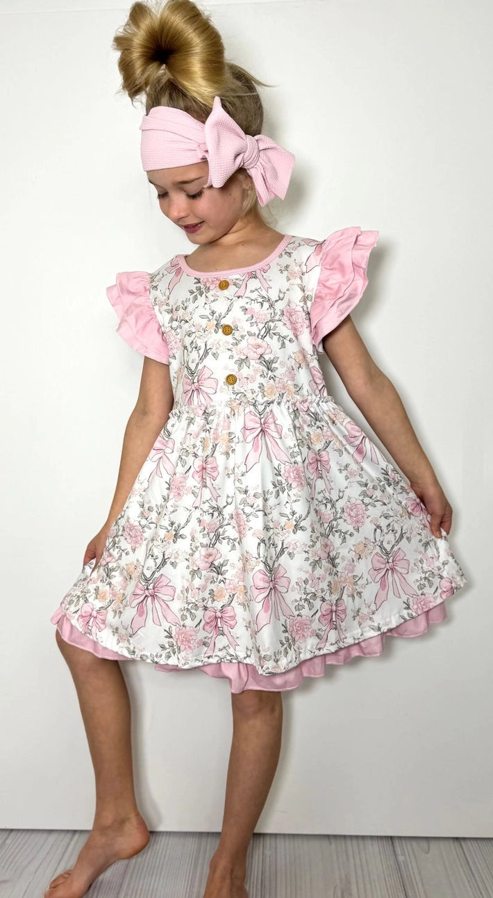 Wildflower Whimsey Girls Dress