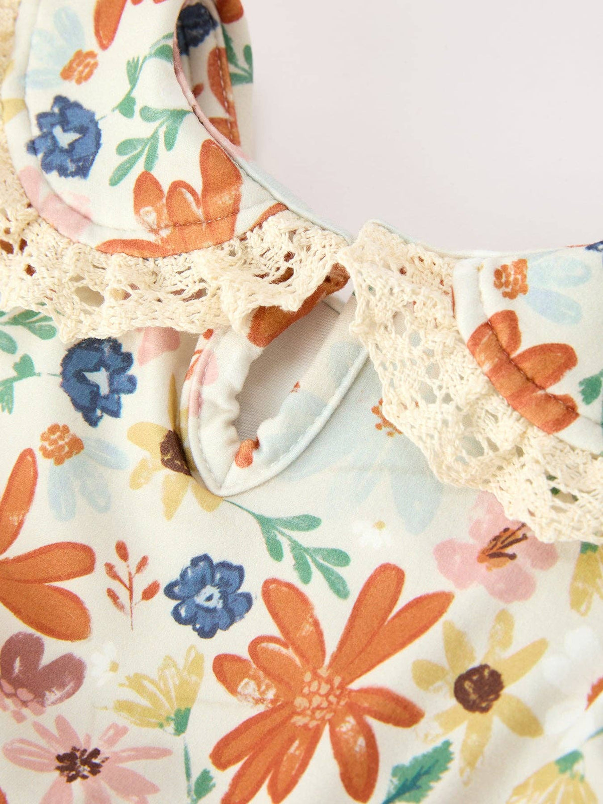 Girls Floral Lace Fall Leaves Set