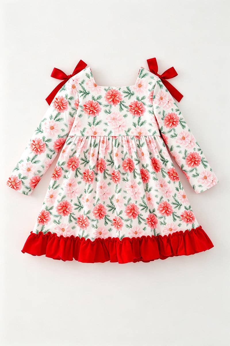 Embroidered Christmas Tree Dress