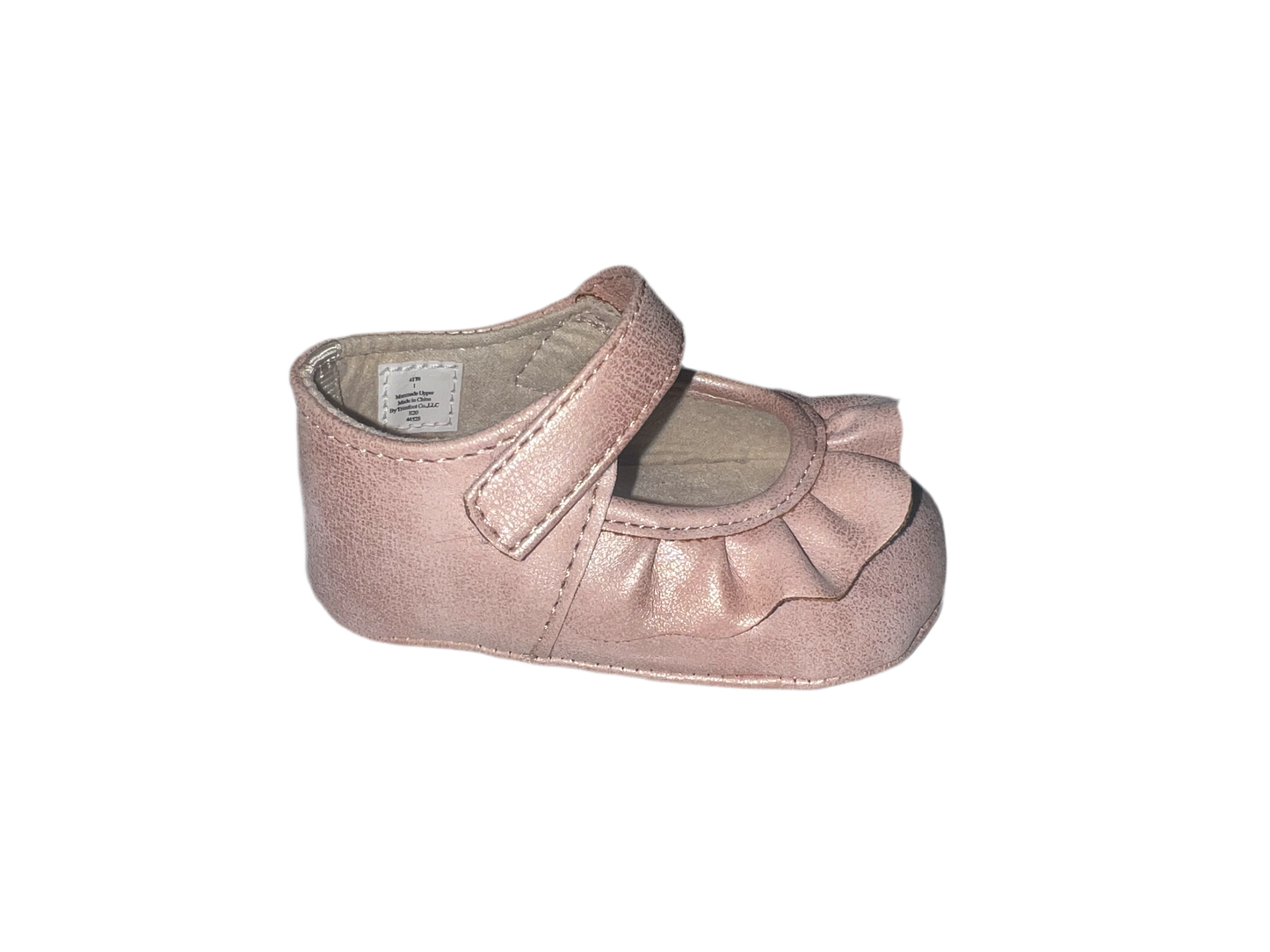 Mary Jane Scalloped Infant Shoes