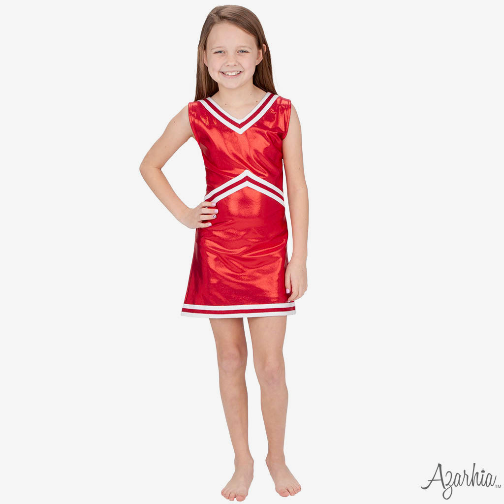 Red Shimmer Cheer Suit