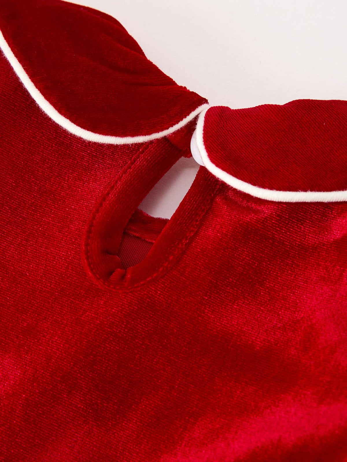 Christmas Smocked Velvet Girls Dress