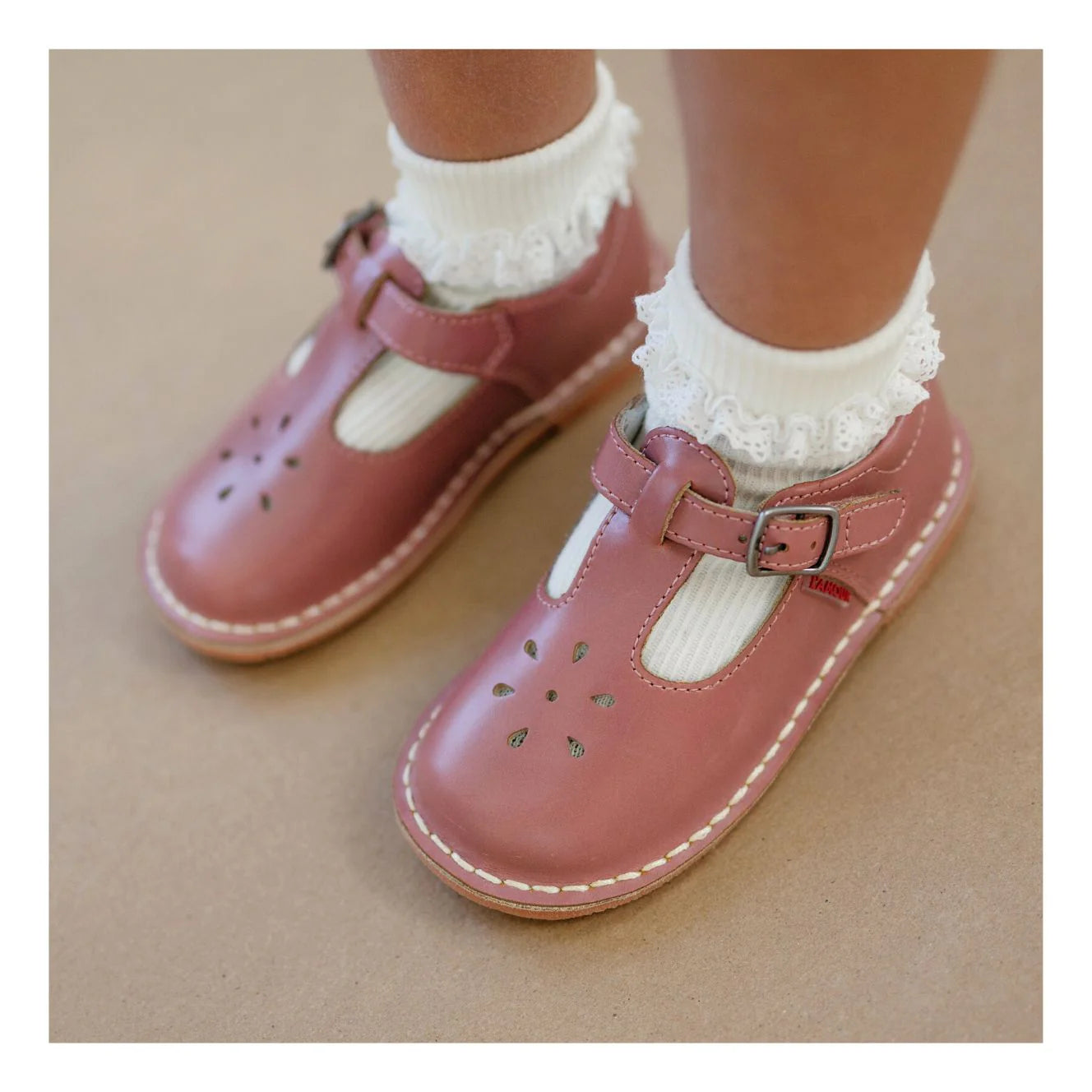 Joy T-Strap Mary Jane - Vintage Rose (Toddler)