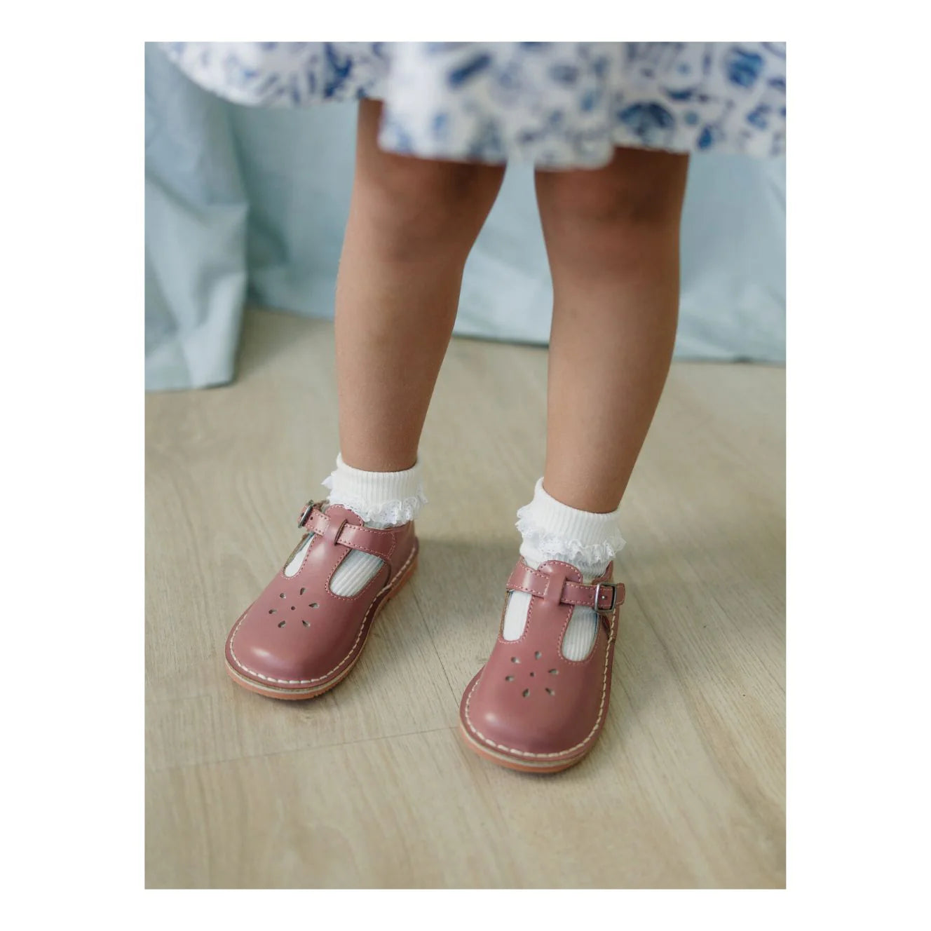 Joy T-Strap Mary Jane - Vintage Rose (Toddler)