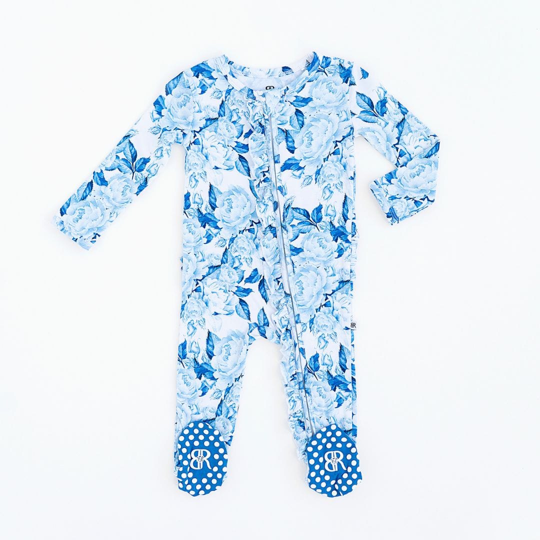 Bums & Roses Ruffle Footie