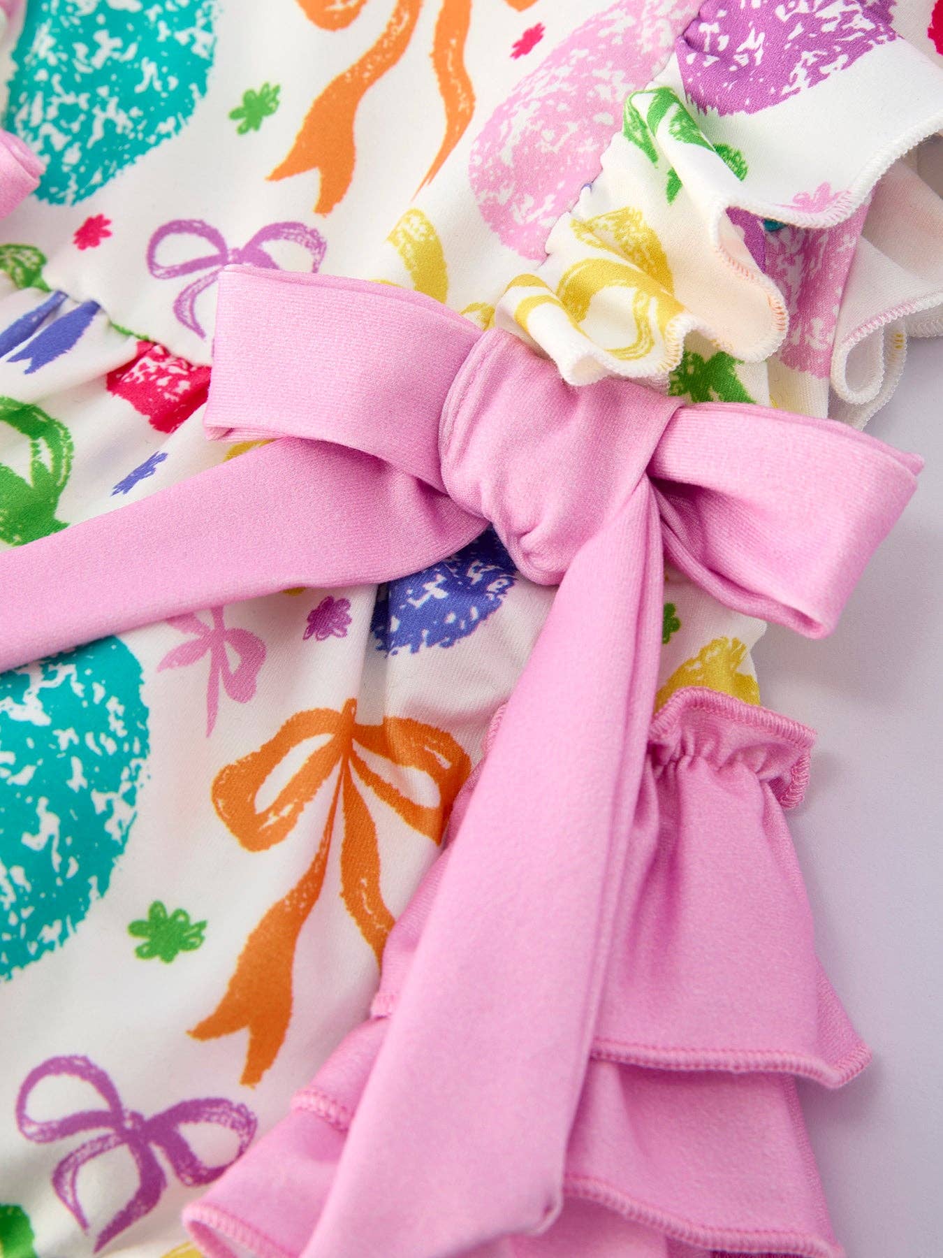 Rainbow Easter Egg Ruffle Bubble