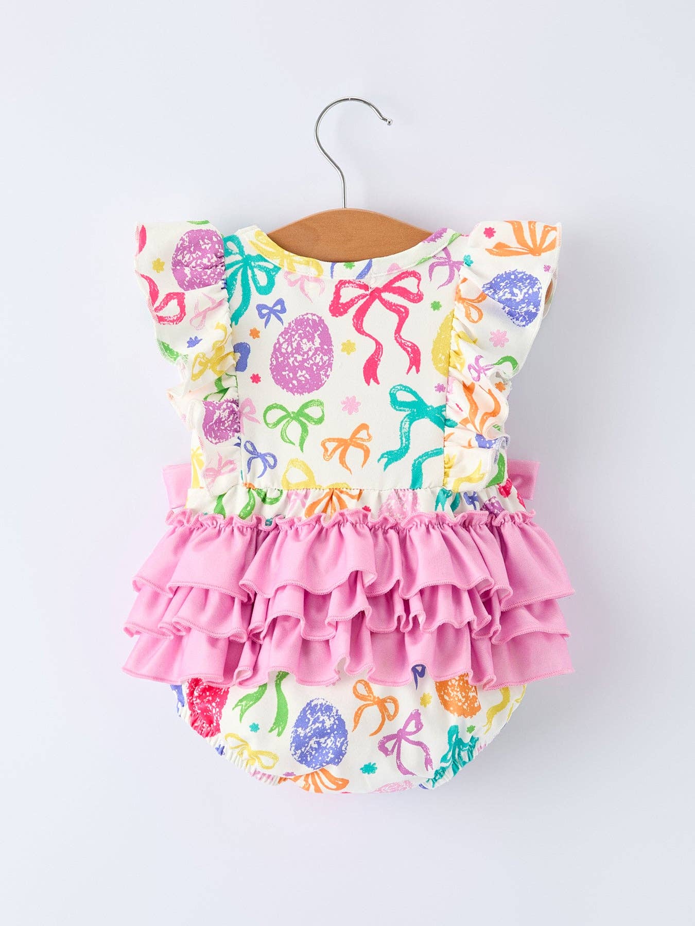 Rainbow Easter Egg Ruffle Bubble