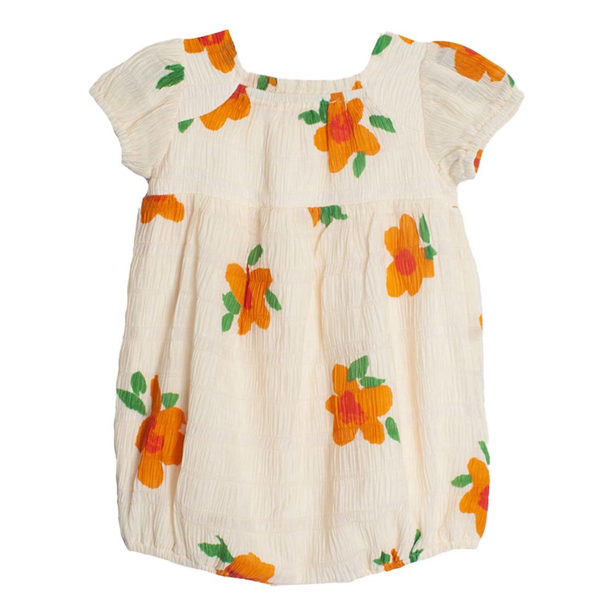 Pleated Petals Romper