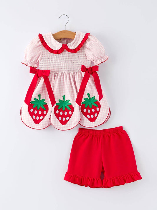 Strawberries Short Set