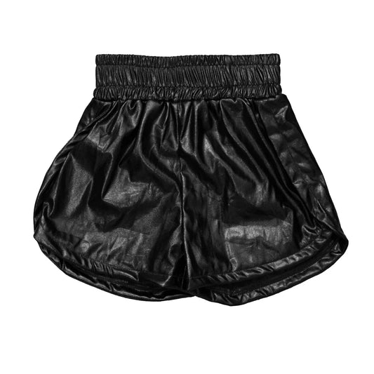 Metallic Black Shorts